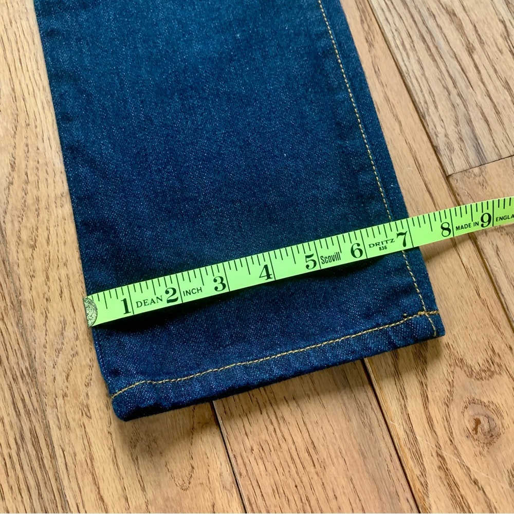 NWT Talbots Jeans Women’s Straight Leg 2 / 26 Blue Denim Mid Rise Dark Wash NEW - Picture 10 of 15